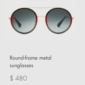 Gucci round sunglasses